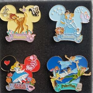 Disney Limited Edition Pins Set